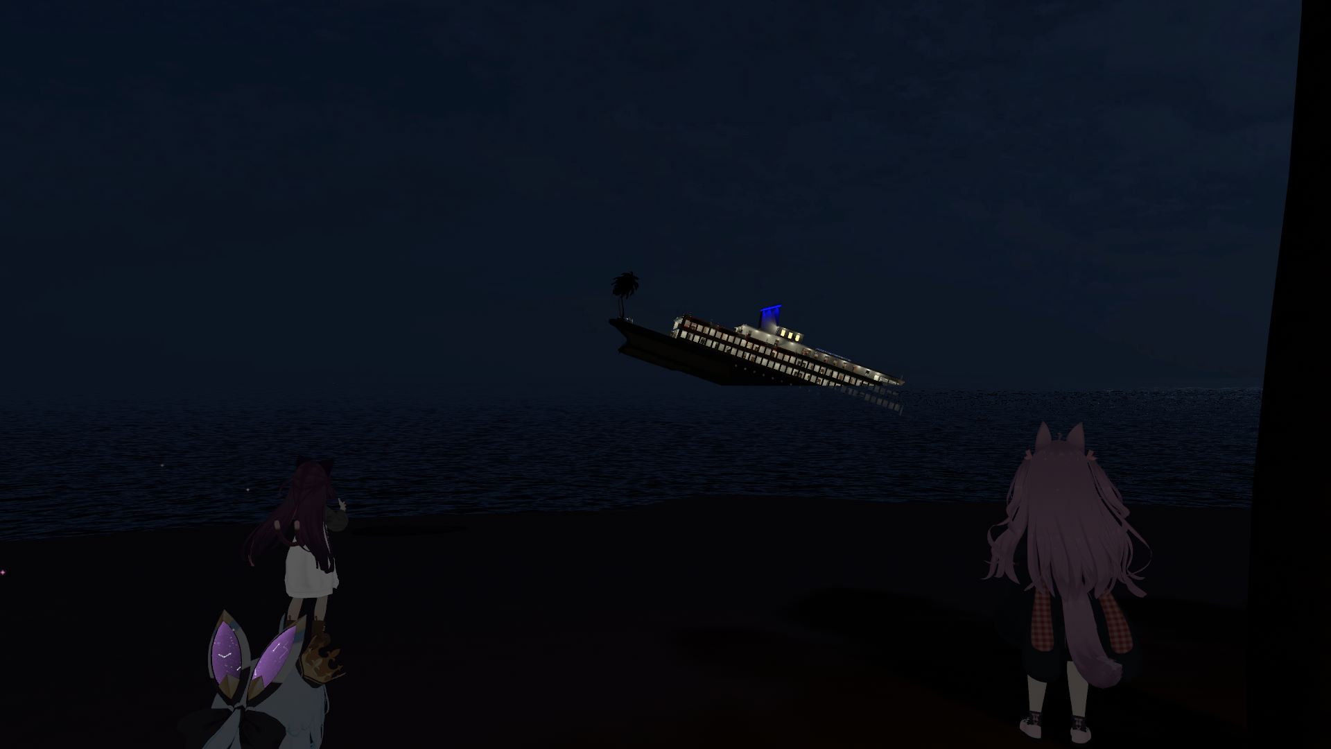 沈み行く船
